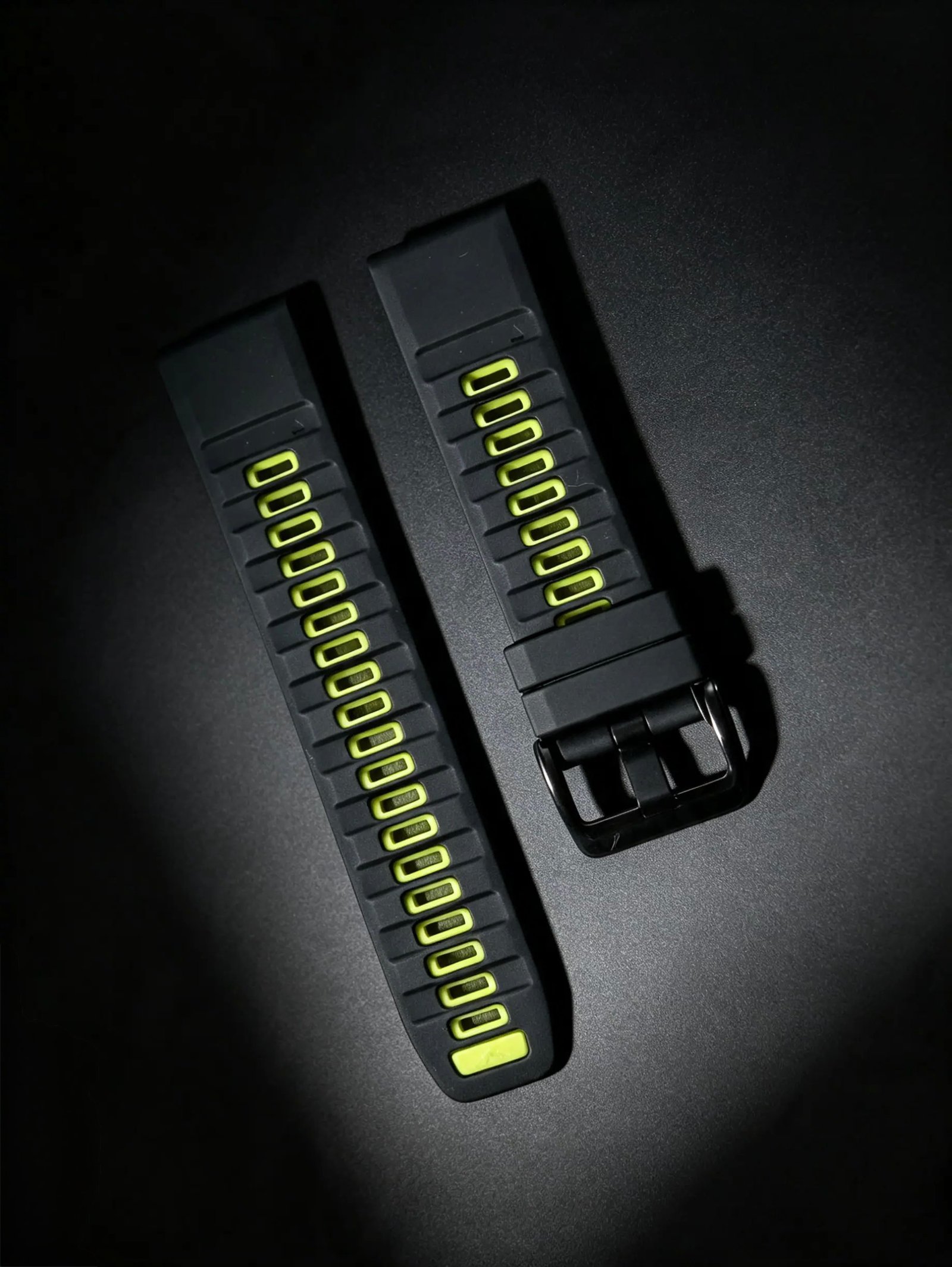 PULSO  QUICKFIT NEGRO/VERDE 22 MM