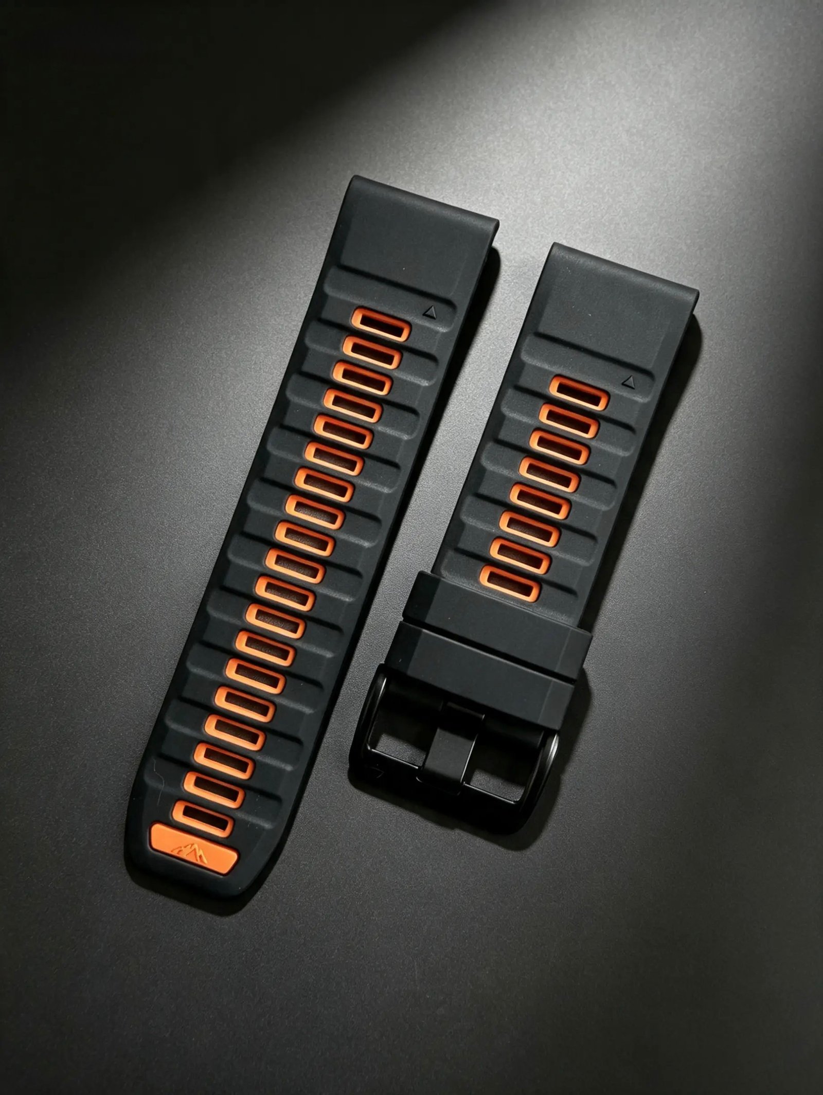PULSO  QUICKFIT NEGRO/NARANJA 26 MM