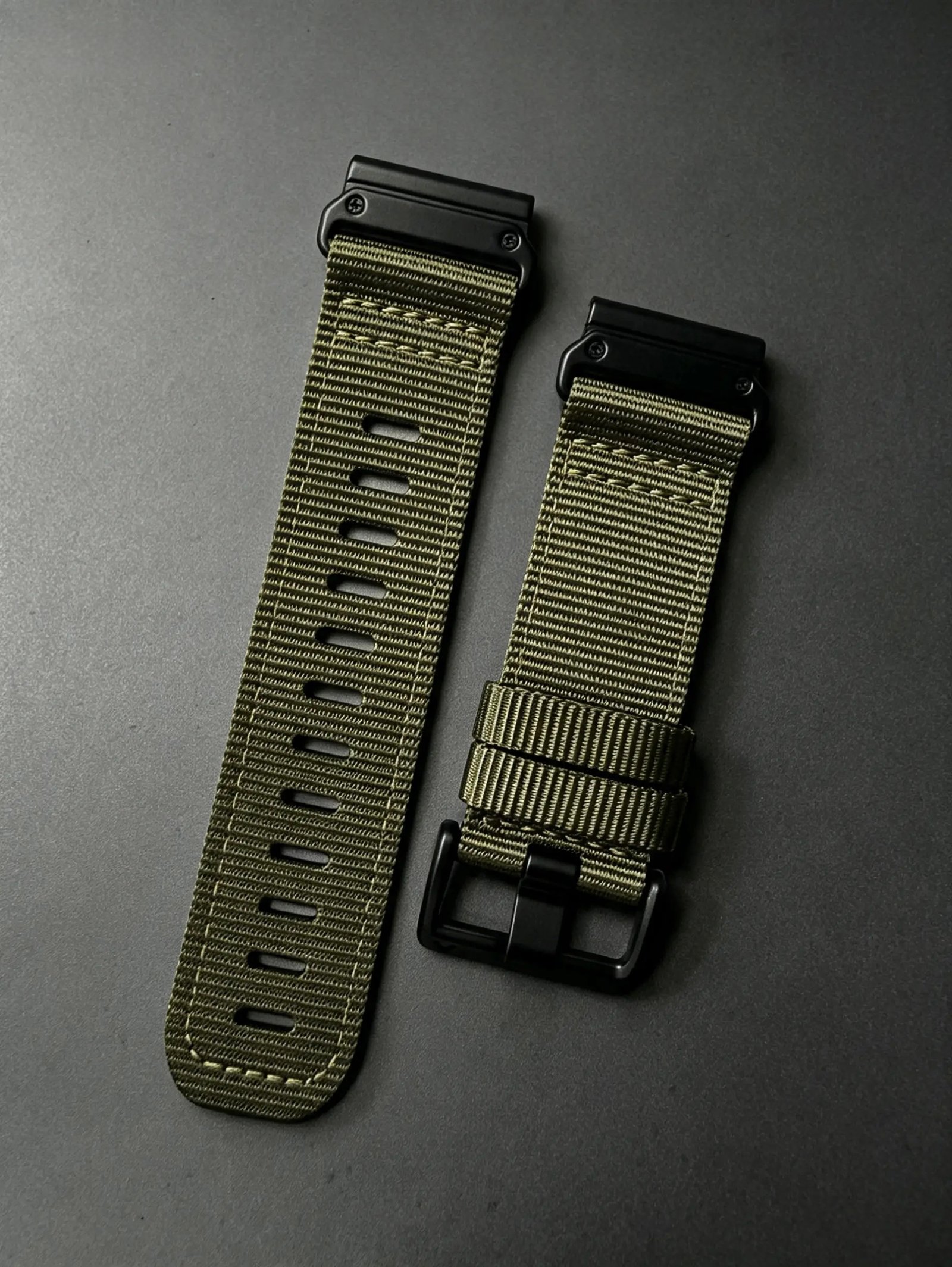 PULSO NYLON QUICKFIT 22 MM VERDE MILITAR