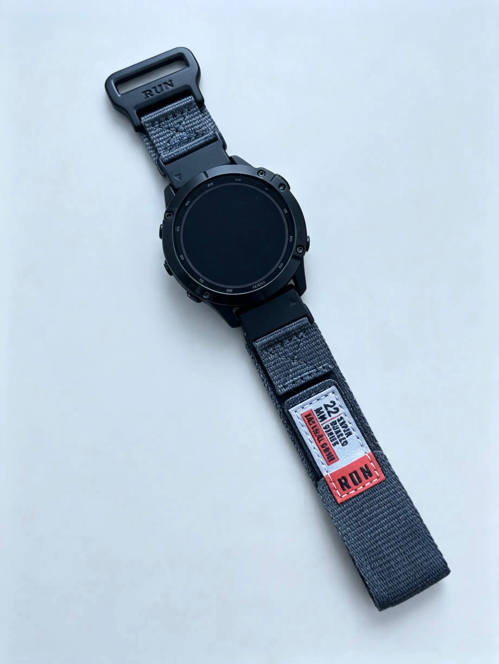 PULSO QUICKFIT VELCRO 22 MM AZUL GRAPHITE