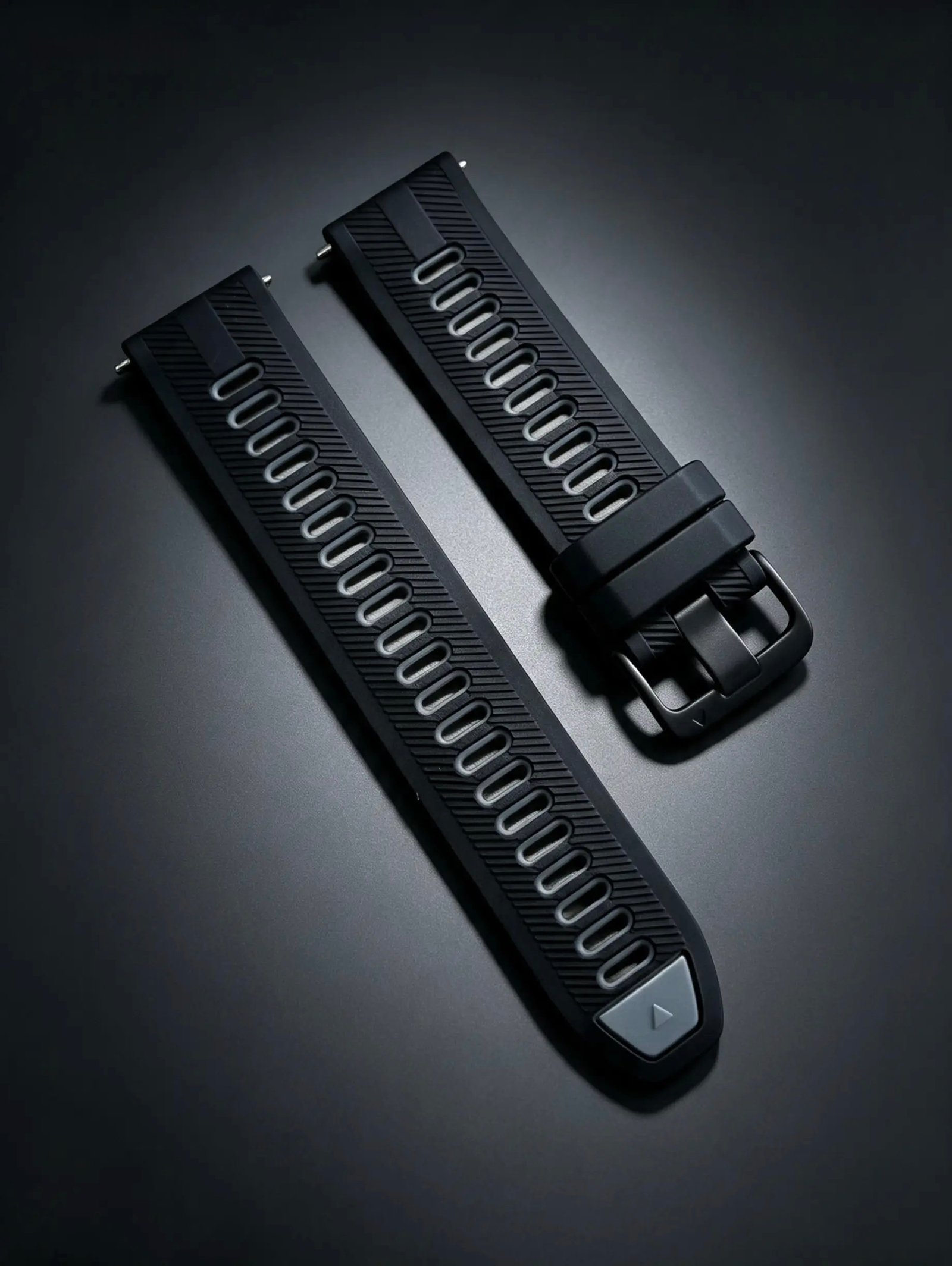 PULSO QUICK RELEASE 22 MM  NEGRO/GRIS