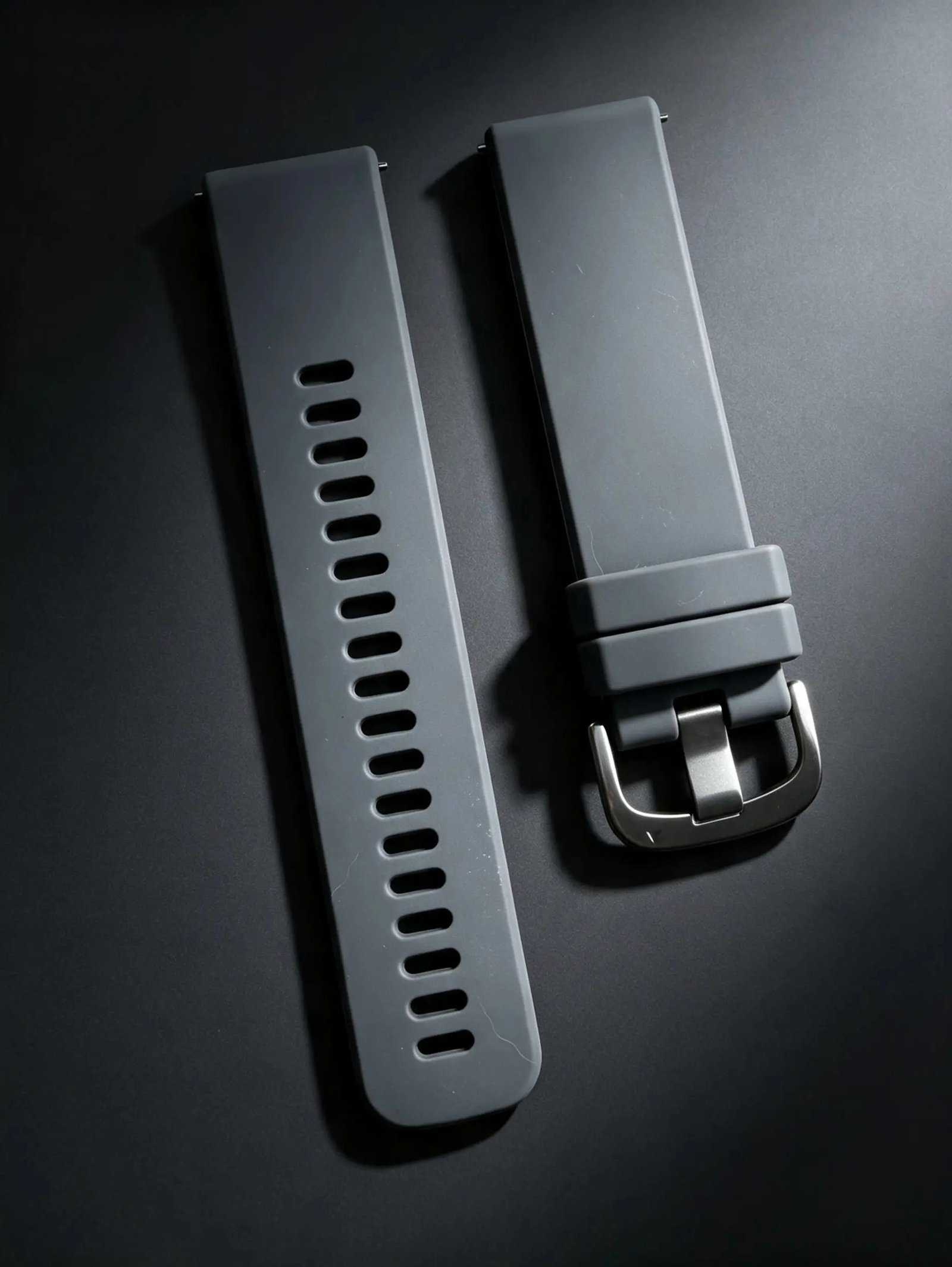 PULSO QUICK RELEASE 22 MM  LISO GRIS