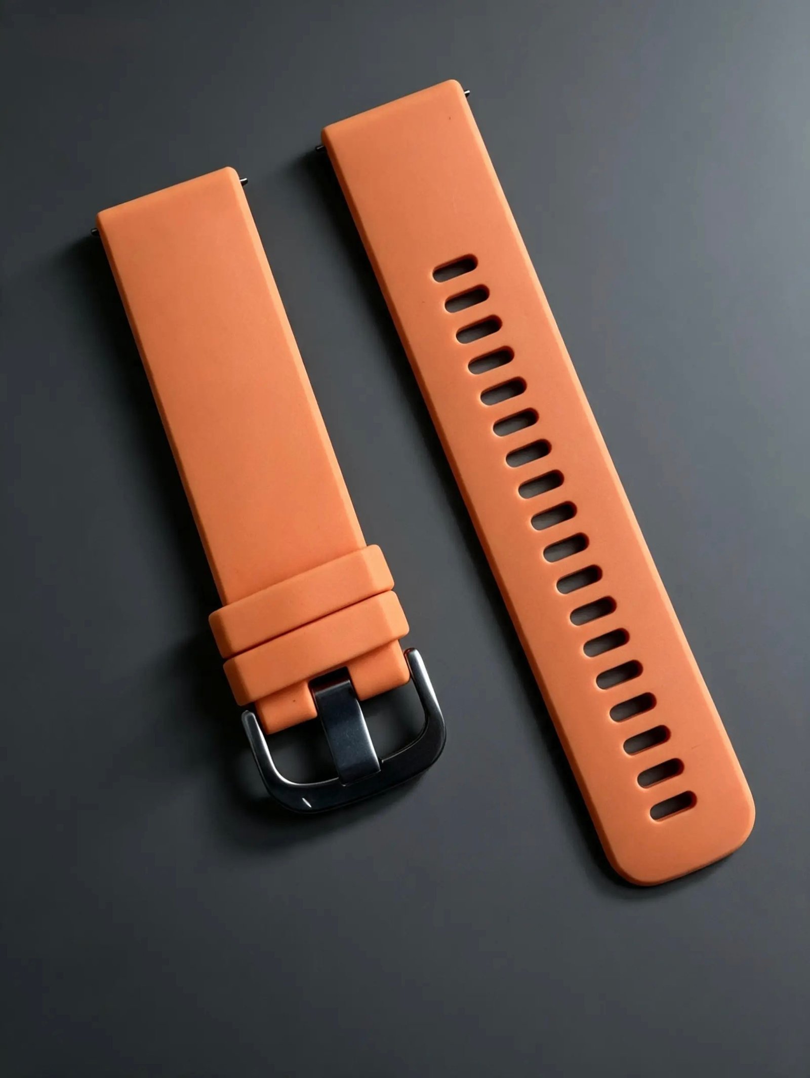 PULSO QUICK RELEASE 22 MM  LISO NARANJA