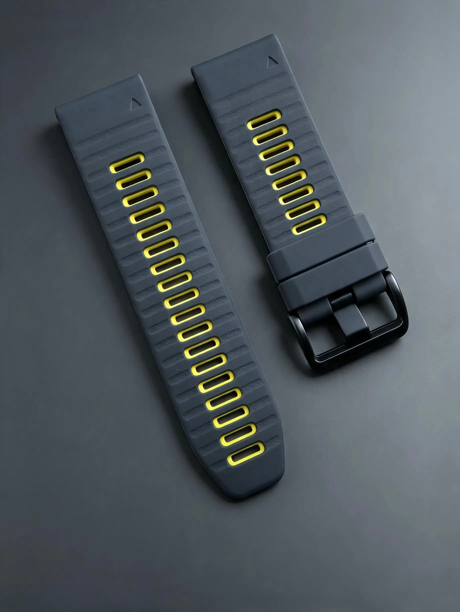 PULSO QUICKFIT CARBÓN/YELLOW 26 MM