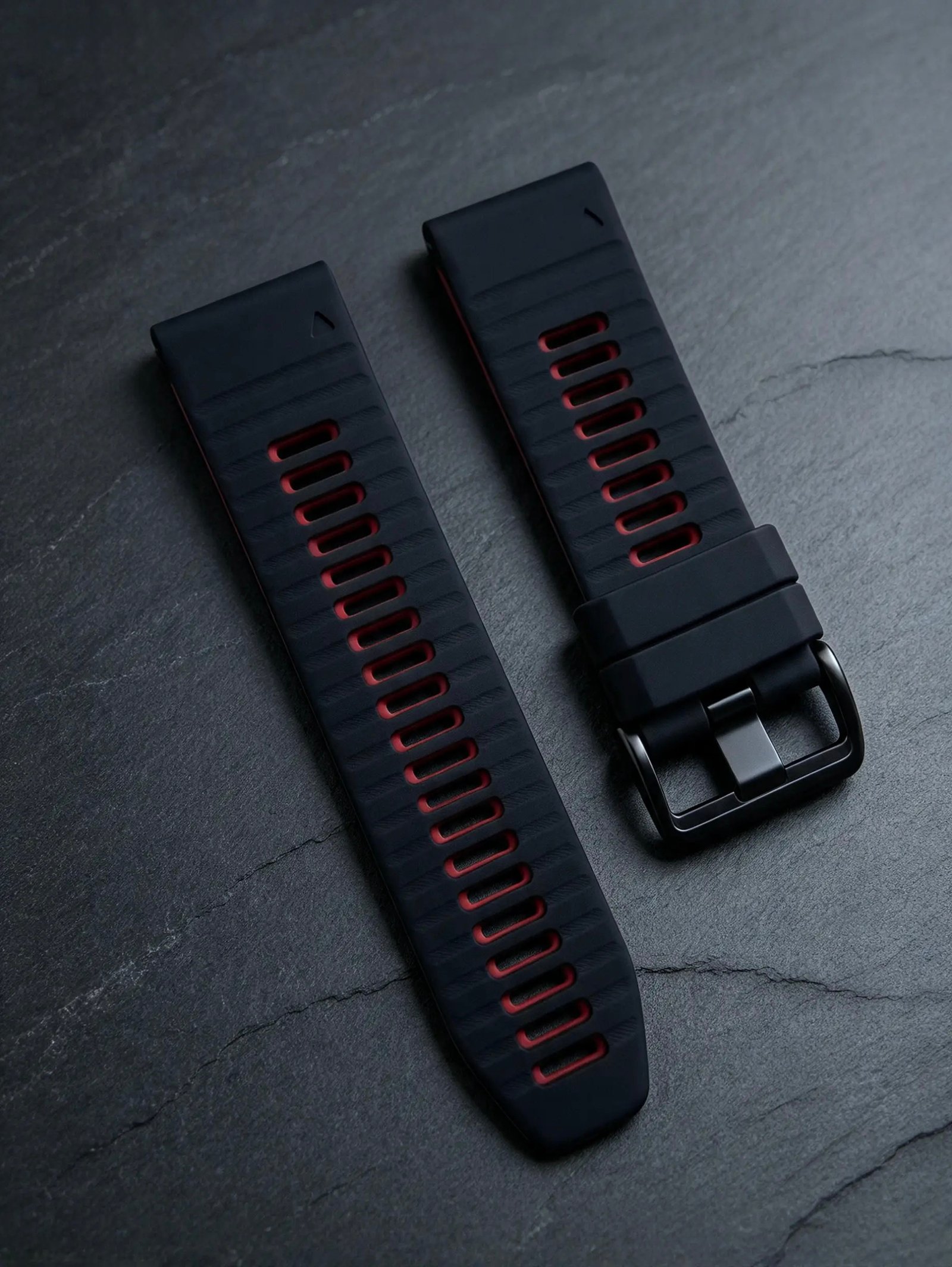 PULSO QUICKFIT BLACK/RED  26 MM