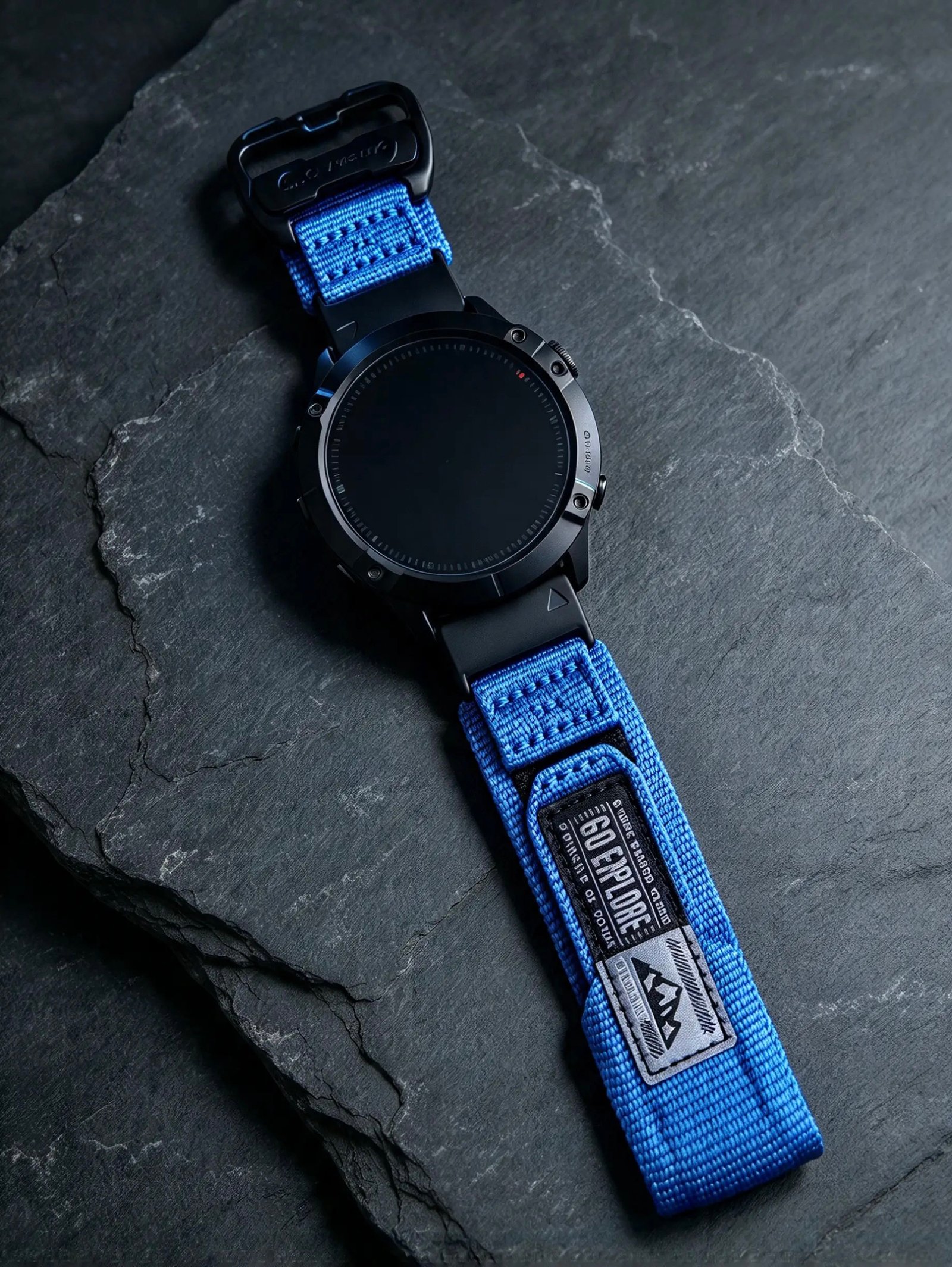 PULSO QUICKFIT VELCRO 26 MM AZUL