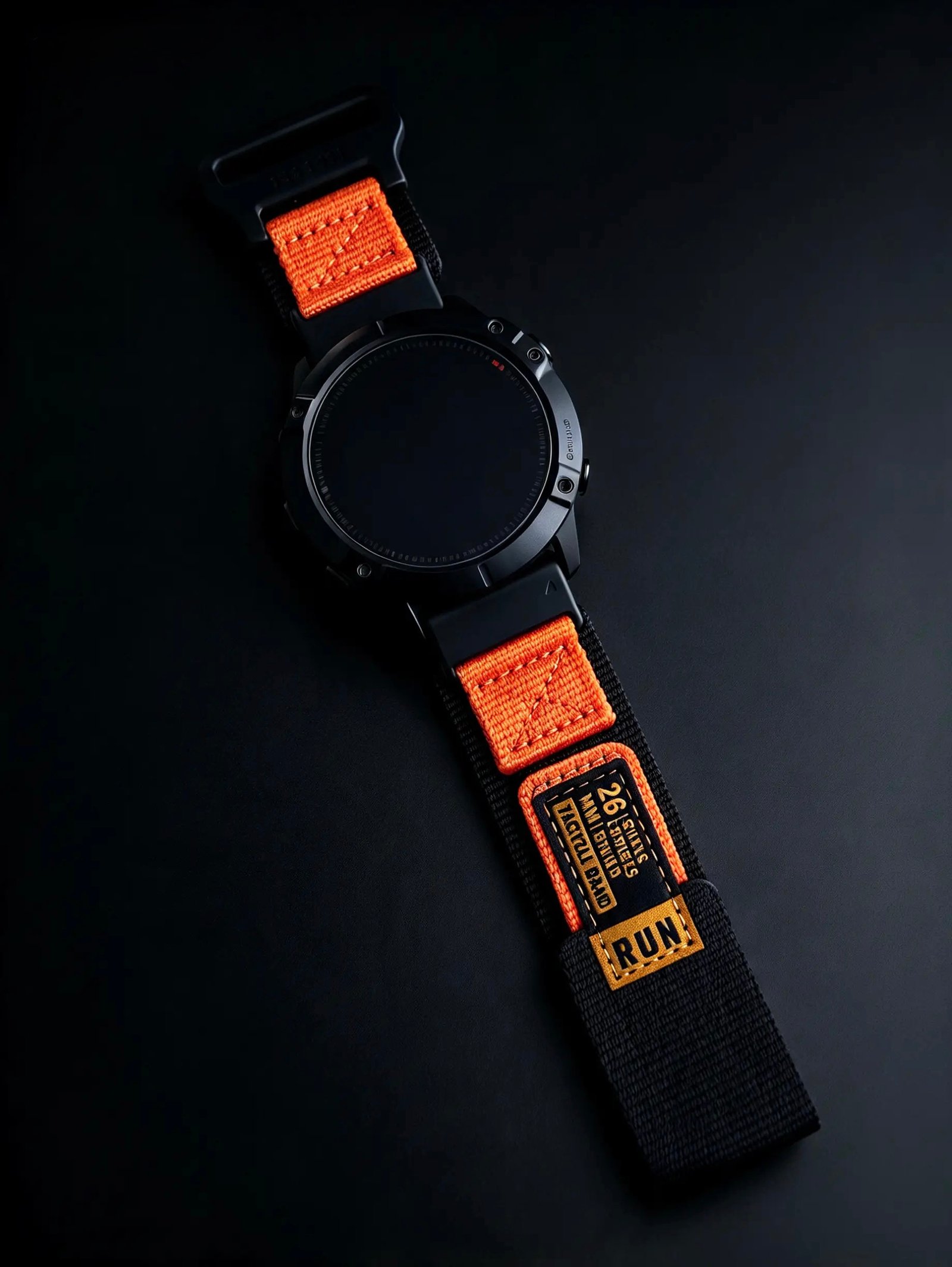 PULSO QUICKFIT VELCRO 26 MM NARANJA