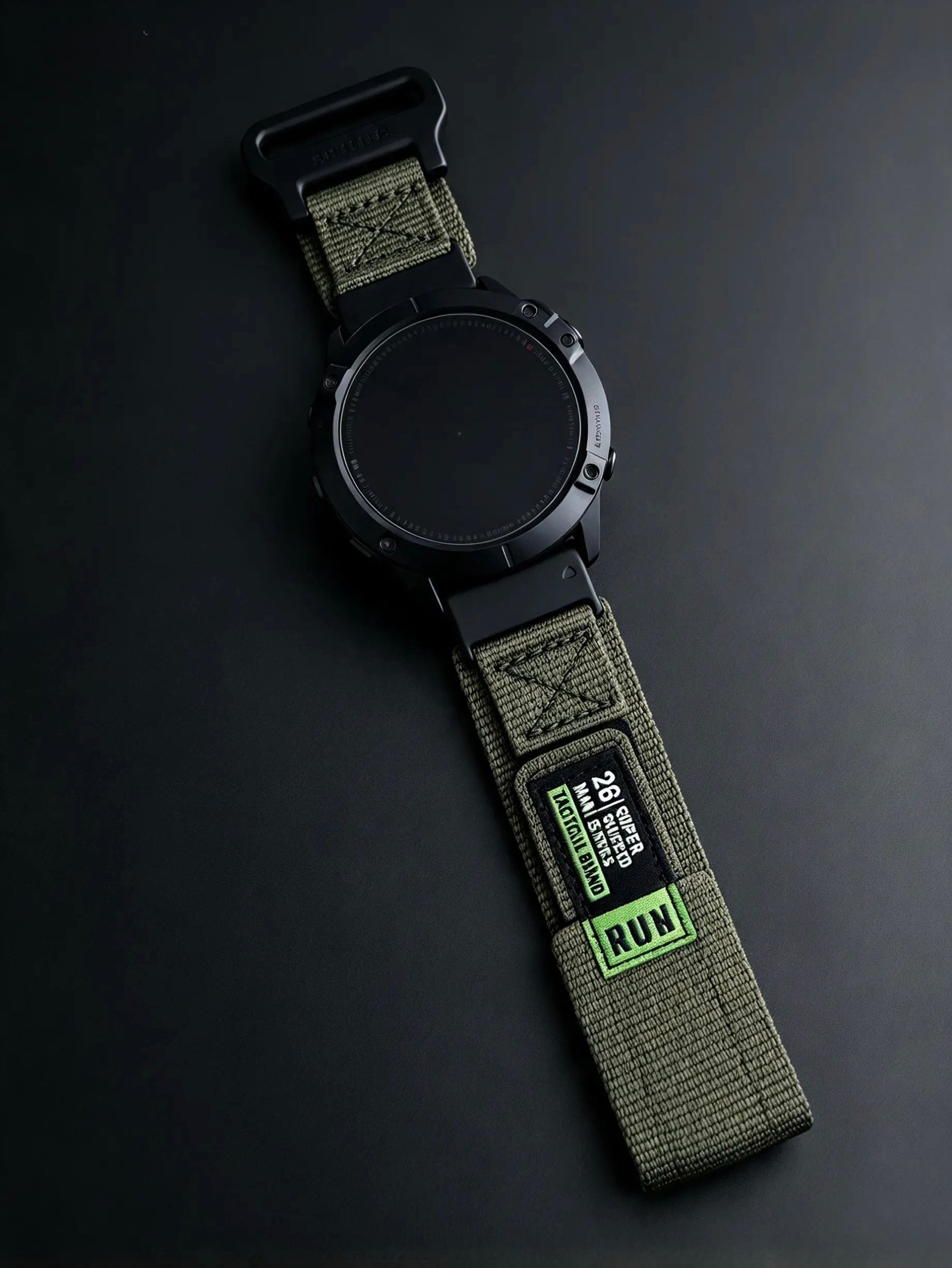 PULSO QUICKFIT VELCRO 26 MM TACTICAL VERDE
