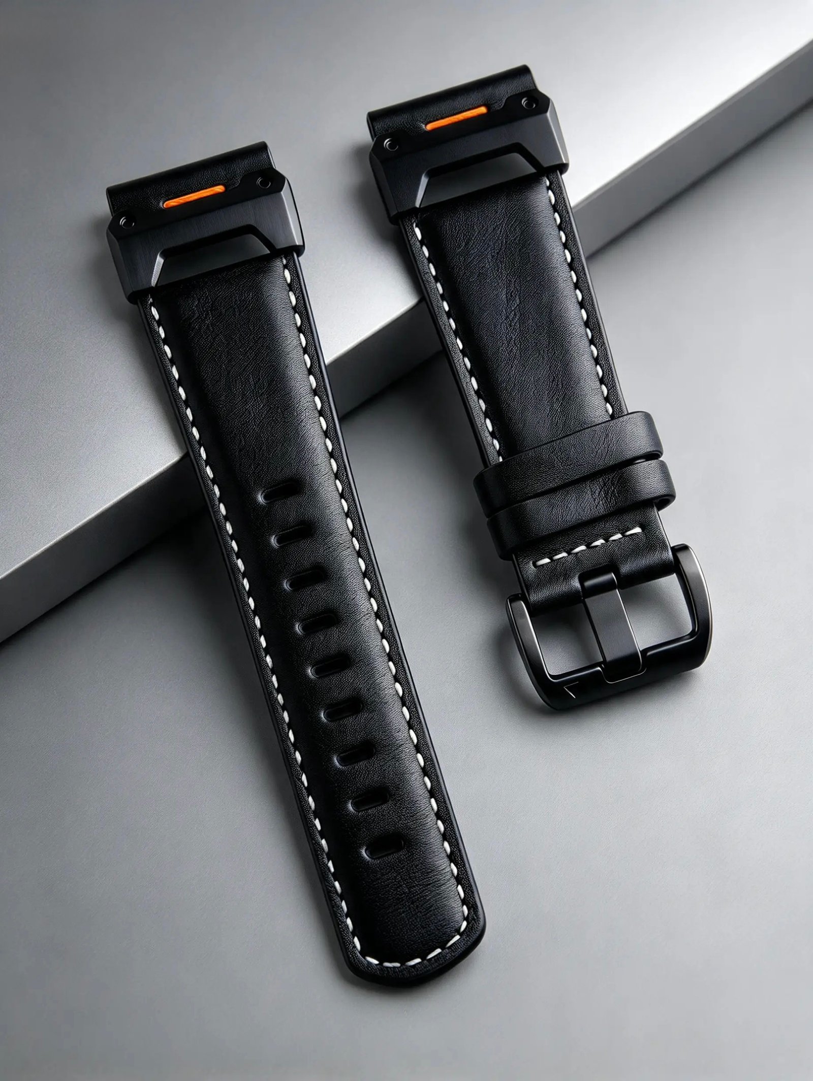 PULSO QUICKFIT CUERO 26 MM NEGRO