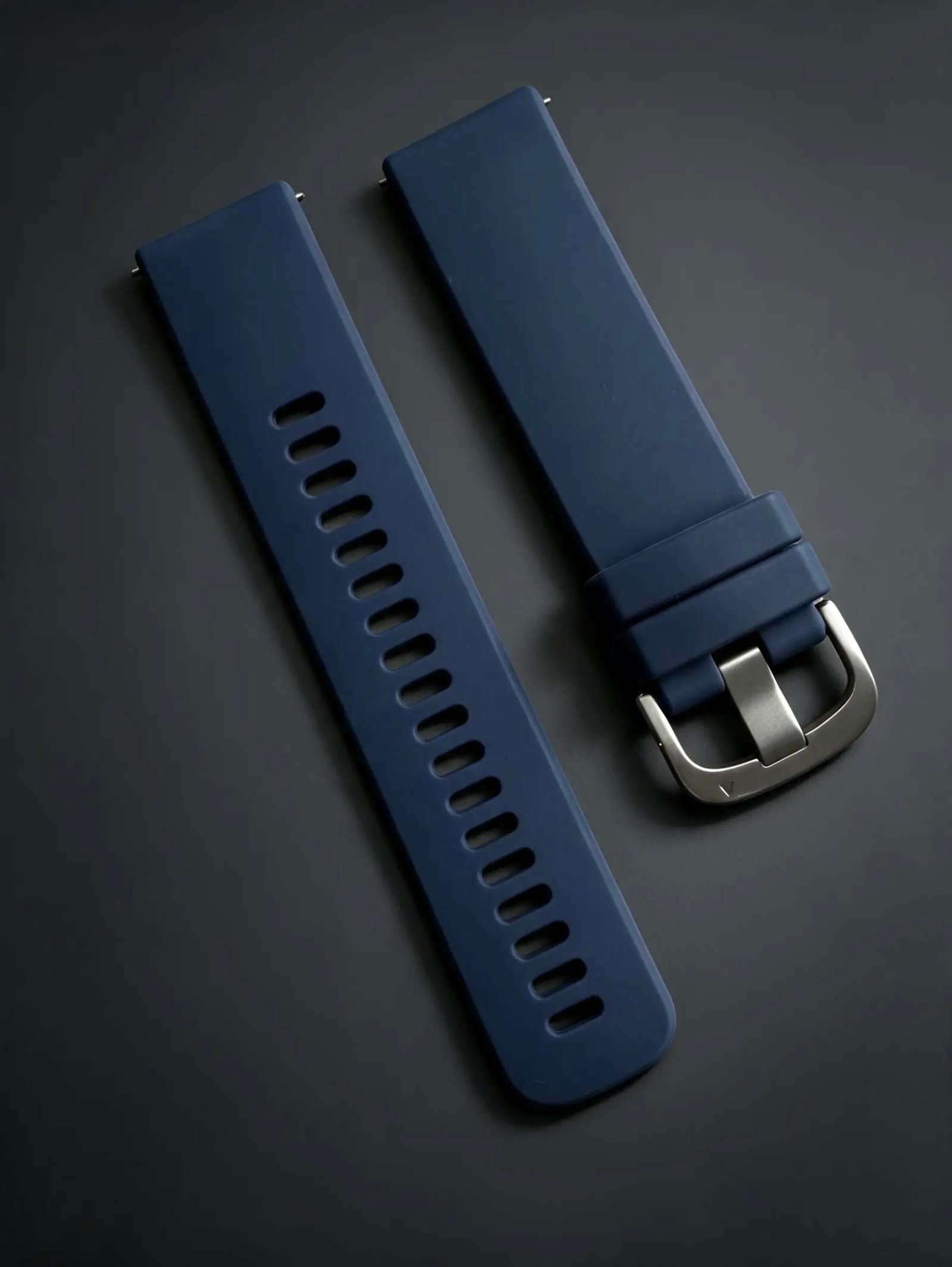 PULSO QUICK RELEASE 22 MM  LISO AZUL